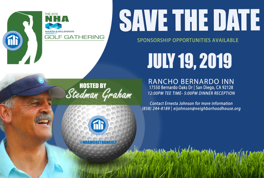 2019 NHA Marsh & McLennan Golf Gathering, SAVE THE DATE, JULY 19 2019